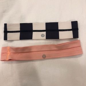 TWO Lululemon headbands